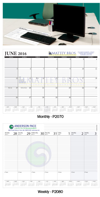 desk calendars